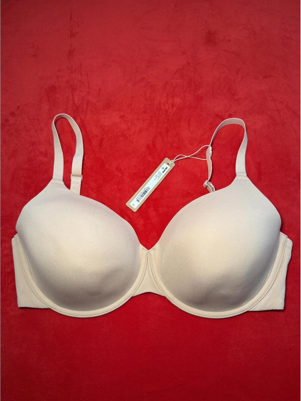 Skims Fits Everybody T Shirt Bra Color Clay Size 34DDD